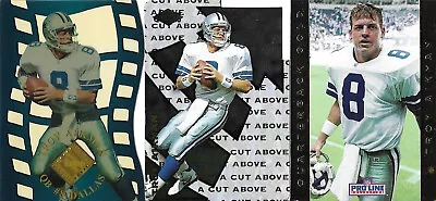 Troy Aikman Michael Irvin & Dak Prescott 9 Card Lot See Description 4 Specifics • $10