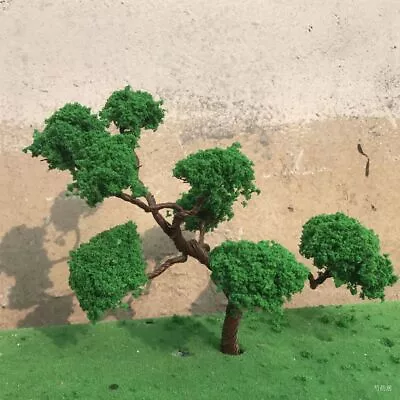 4PC Landscape Pine Trees HO/OO Scale Miniatures Courtyard Plants Scenery Model • $15.49