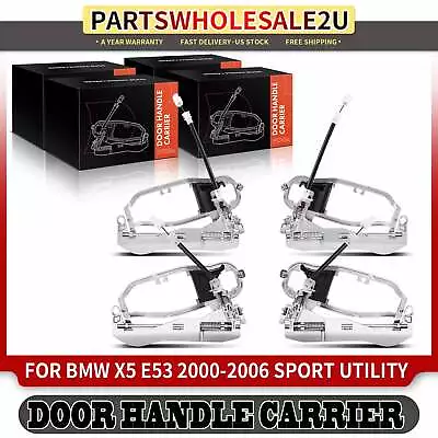 Front Left Exterior Outside Door Handle Carrier For BMW X5 E53 00-06 51218243615 • $22.99