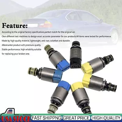 7PCS Automatic Transmission Solenoid Kit 1068298044 For BMW X5 E36 325i 530i E46 • $162.63