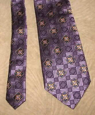 Men's XL Silk Tie By JZ Richards Gallery Coll.: Purple Woven USA 62.5  Long • $45