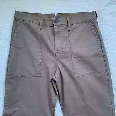 J. Crew Reimagined Pants Garment-Dyed Cargo Pant Utility Khaki Size 31 BK571 • $30