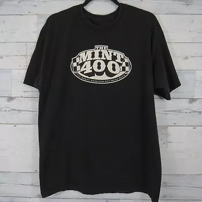 The Mint 400 Best In The Desert Racing Assocoation Mad Media T-Shirt Size L • $7.49