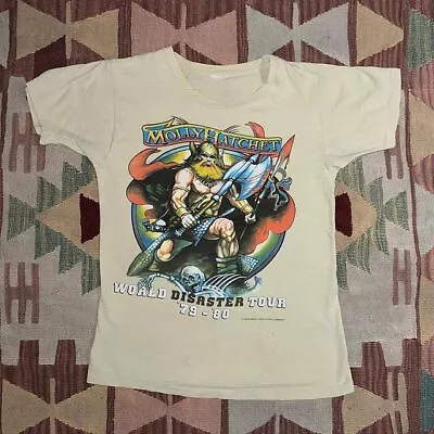 1979 Molly Hatchet World Tour Disaster Tour Cotton Unisex Tshirt S-5XL KH3015 • $19.99