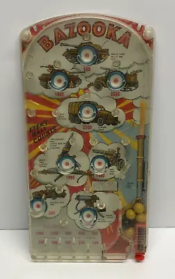 Vintage 1950s MARX BAZOOKA PINBALL GAME Military Style Game • $25