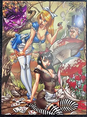 Alice In Wonderland By J. Scott Campbell & Nei Ruffino Fairy Tale Poster • $29.50