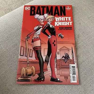 Batman White Knight 3 Variant 2nd Print Harley Quinn Dc Comics 2018 • $35