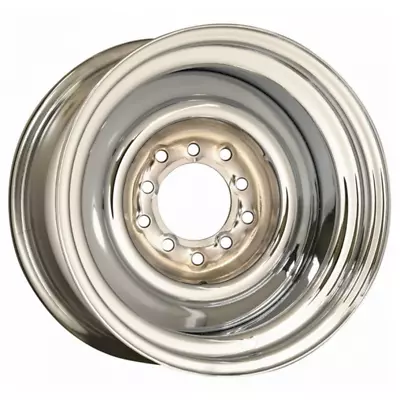 Smoothie Wheel 15 X 10 Chrome + 6 Offset Multi Fit Ford 114.3 Chev Holden 120.65 • $149