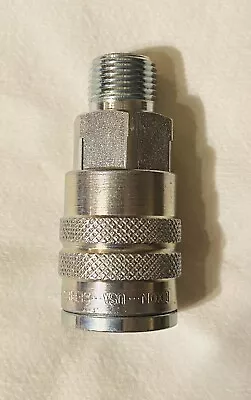 “NEW”Air Coupler Dixon Stainless Industrial 3/8 In. Male NPT X 3/8 In. Body • $9.99