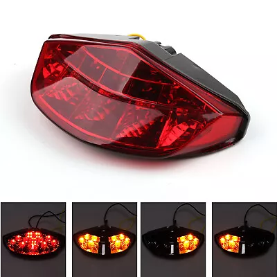 Integrated LED Tail Light Turn Signal For DUCATI Monster 696 795 796 1100 Red #3 • $40.79