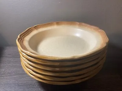 Vintage Mikasa Whole Wheat Stoneware Center Brown 1 Soup/Cereal/Pasta Bowl Excel • $13.49