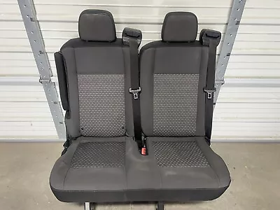 2015-2024 Ford Transit OEM Seat DARK PALAZZO Cloth; 36  Dual Passenger • $429.99