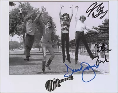 The Monkees - Autographed Signed Photograph With Co-signers • $480