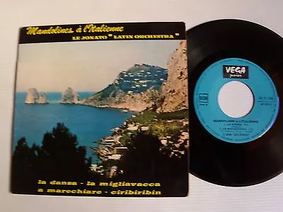 Le Jonato Latin Orchestra: Mandolins To The Italian 7   EP Vega Junior 45 Vj 408 • $2.66