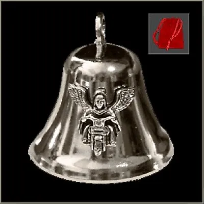 GREMLIN MOTORCYCLE BELL MOTORCYCLE ANGEL W/ RED BAG FITS HARLEY RIDE BELL LUCKY • $13.92