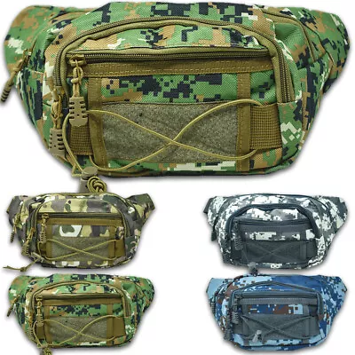 Tactical Fanny Pack Bumbag Belt Waist Bag Military Hip Camping Outdoor Pouch • $11.99