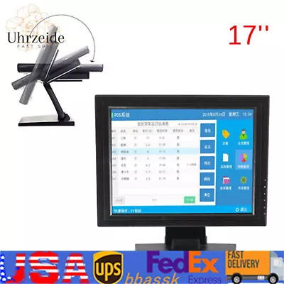 17 Inch LCD Display Touch Screen Monitor Featuring Collapsible 300 Cd/m2 110 V • $131.10