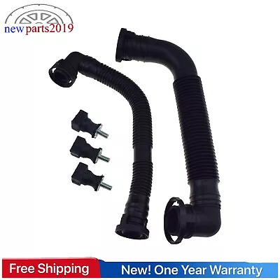 Secondary Air Pump Filter Hosees Pipes W/3PCS Mount Kit For VW Golf Beetle Jetta • $22.23