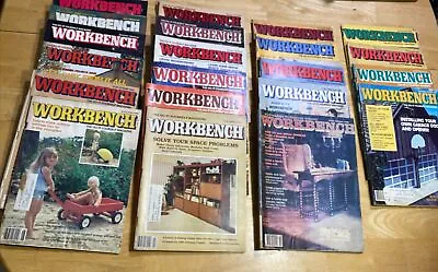 Lot Of  21 Workbench  Magazines Random Years & Issues  All 1980’s • $15