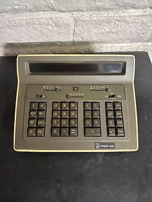 Litton Monroe 1920 Very Rare 70s Clean. Calculator No Power Cord No Reserve • $1