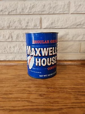 Vintage Maxwell House Metal Coffee Tin 2lb Regular Grind “Good To The Last Drop” • $4