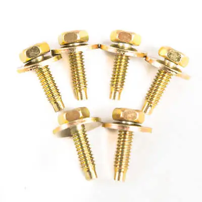 1979-1985 Ford Mustang Fender Bolts - Set Of 6 Yellow Dichromate Bolts • $9.95