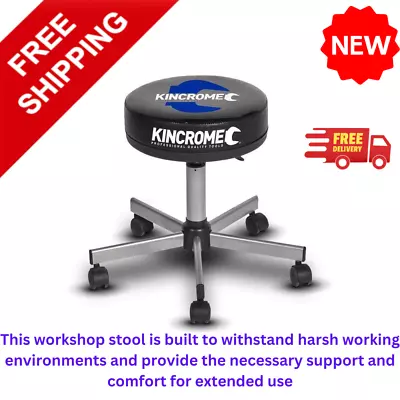 Kincrome Gas Lift Workshop Foam Padded Adjustable Height Mechanic Stool K8108 • $219