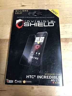$4.99 • Buy  Zagg Invisible Shield Screen Protector HTC Incredible 4G LTE NEW