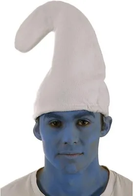 Adult White Gnome Fancy Dress Hat Garden Gnome Costume Accessory • £2.95