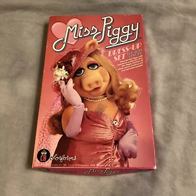 Vintage Miss Piggy Muppet Colorform Dress Up Kit. 1980s • $15