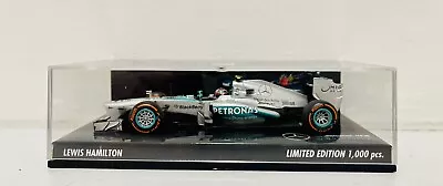 1/43 MiniChamps Mercedes W04 - Lewis Hamilton - United States GP 2013 • £50