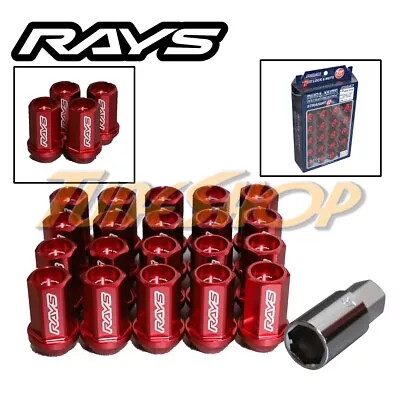 Volk Racing Rays Straight L42 Dura Wheels Lock Lug Nuts 14x1.5 M14 Rim Red • $199.50