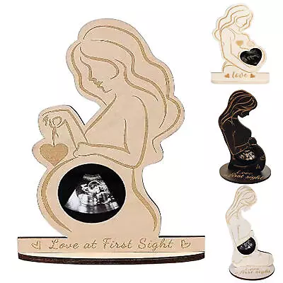 Personalised Baby Ultrasound Scan Photo Picture Frame Display Keepsake Gift New • £8.09