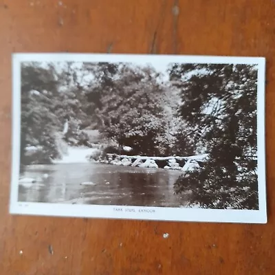 Tarr Steps Exmoor. Mansfield's Of Minehead Real Photo PC 39 Unposted. • £3.75