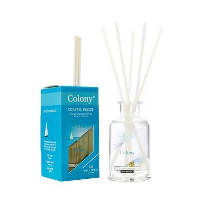 Wax Lyrical Colony Coastal Breeze Reed Diffuser 100 OR 200ml With REEDS • £14.99