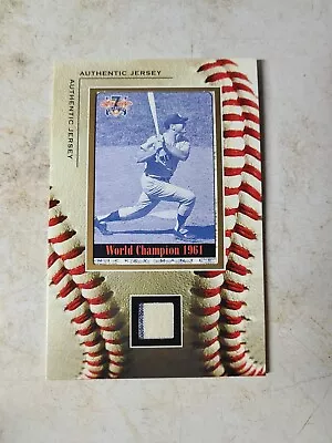 Mickey Mantle World Champion 1961 Authentic Jersey & Card Set • $99.99