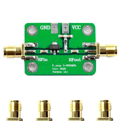 RF Amplifier Ultra Wideband Gain 20dB Medium Power Amplifier Board 5M-6GHz • $4.33