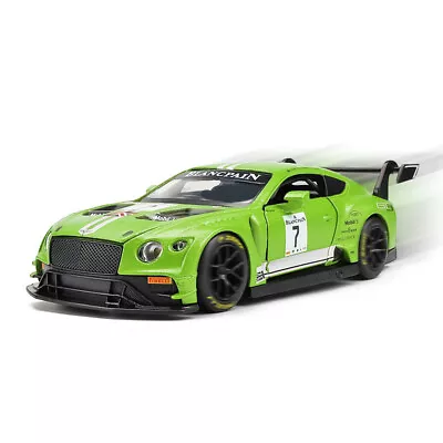 1:32 Bentley Continental GT3 #7 Racing Car Model Car Diecast Toy Cars Kids Boys • $37.08