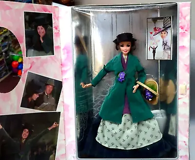 Mattel 1995 My Fair Lady Barbie As Eliza Doolittle-Audrey Hepburn  #15498 MIB • $21.99