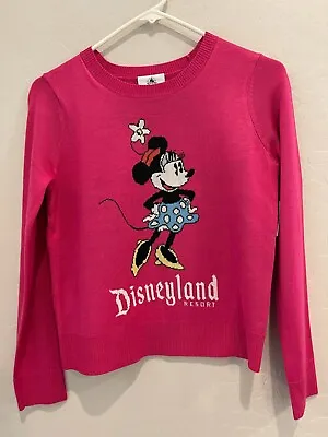 NWT Disneyland MINNIE MOUSE YOUTH Sweater SZ M • $22