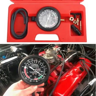 $20.33 • Buy Carburetor Carb Valve Fuel Pump Pressure And Vacuum Tester Gauge Test Tool Kit