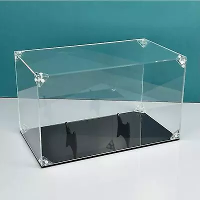 Acrylic Football Display Case Dustproof For Football Fans Memorabilia • $59.41