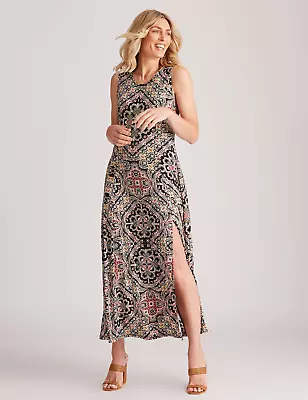 NONI B - Womens Dress -  Side Split Knit Maxi Dress • $19.94