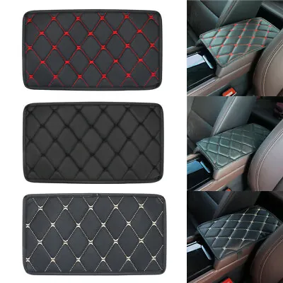 1x Car Accessories Armrest Cover Pad Center Console Box PU Leather Cushion Mat • $4.82