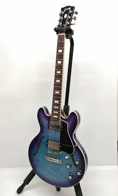 Gibson ES-339 Figured BB Blue Burst Made In USA Semi Hollow Body Electric Guitar • $2807