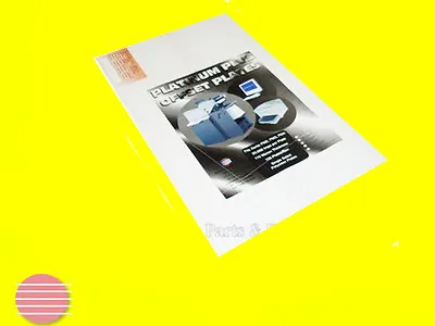 $99 • Buy Platinum Polyester Laser Plates 11 X18 1/2  Works With Xante Printers
