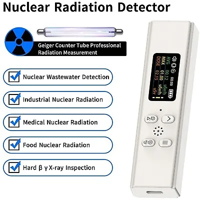 Geiger Counter Beta Gamma X-ray Nuclear Radiation Detector β γ Dosimeter Monitor • $41.99