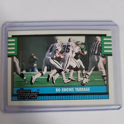 1990 Topps Football  Bo Jackson #522 Los Angeles Raiders Team Card • $5