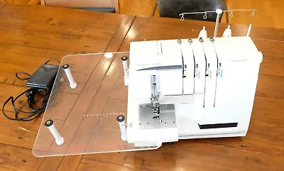 Husqvarna Viking Huskylock S21 Serger Sewing Machine W/ Extension Table - Used • $495