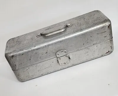 Vintage FOLD-A-TRAY Tackle Box By Upper Midwest MFG CO.  18  Pull Up Trays *Gs • $19.93